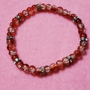 Orangey Red Bracelet